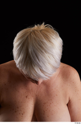 Head Woman White Chubby Studio photo references